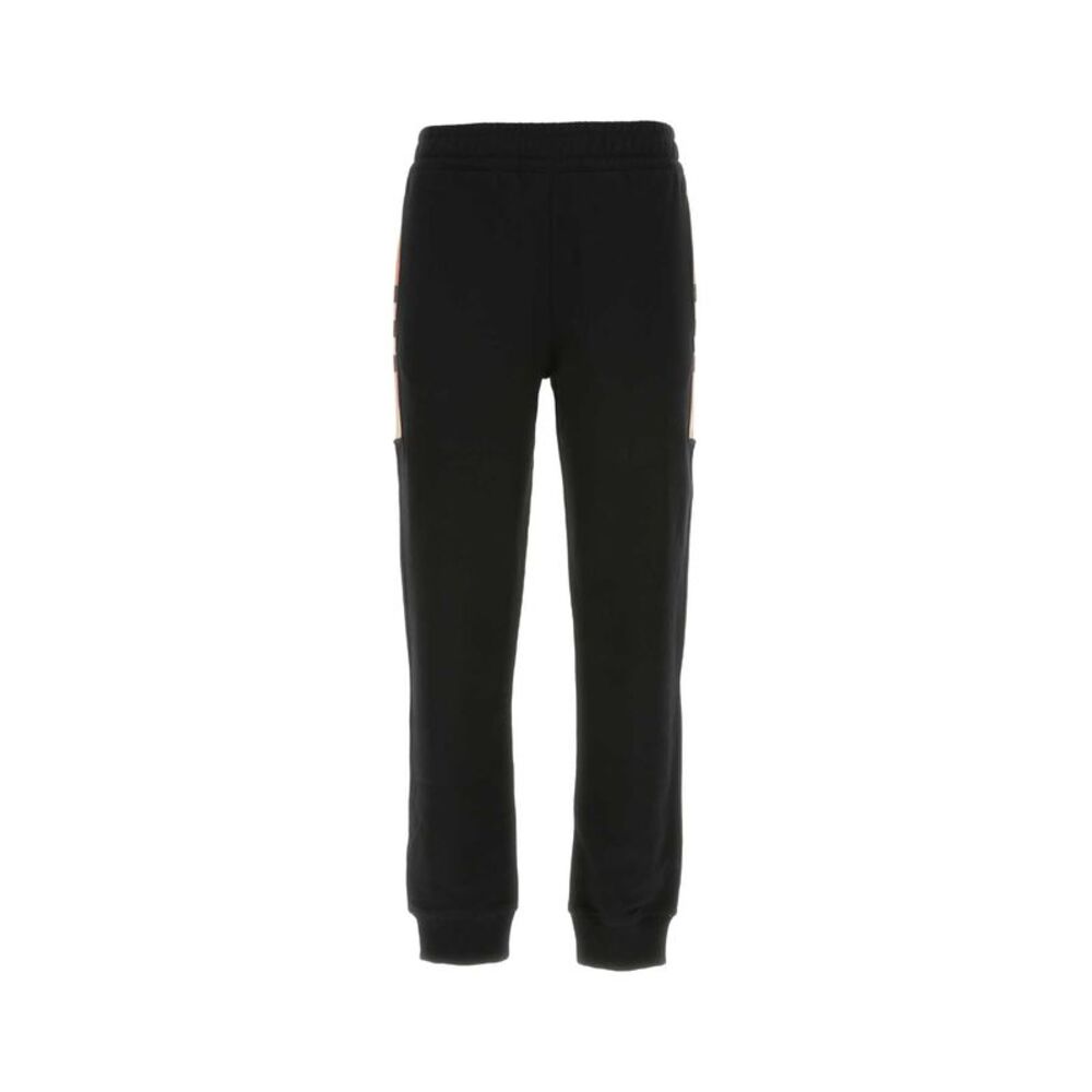 Burberry Men Black Stretch Cotton Joggers